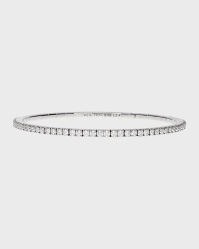 Shop Ex-tensible 18k White Gold Diamond Stretch Tennis Bracelet