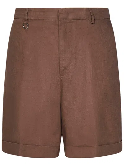 Shop Golden Craft Shorts In Marrone