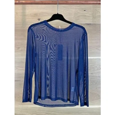 Shop Acl Mesh Top Navy In Blue