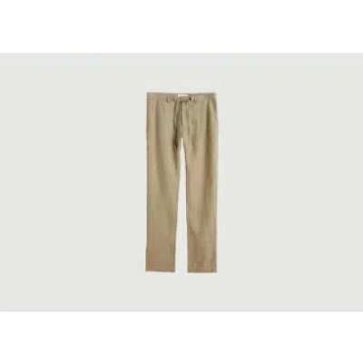 Shop Gant Relaxed Fit Linen Trousers
