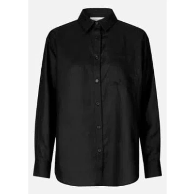Shop Rosemunde Linen Shirt In Black