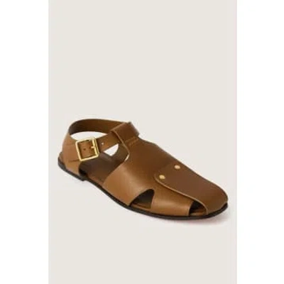 Shop Soeur April Bronze Sandals In Metallic