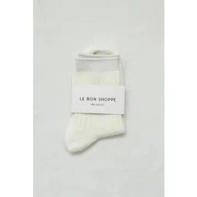 Shop Le Bon Shoppe Her Socks In White