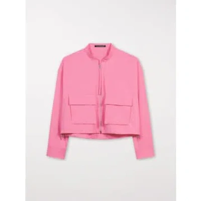 Shop Luisa Cerano Cargo Style Jacket Candy Pink