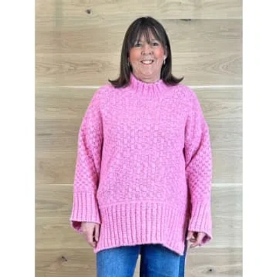 Shop Acl Sorbet Chunky Jumper Pink