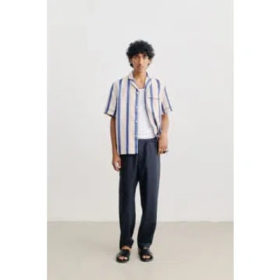 Shop A Kind Of Guise Gusto Shirt Racing Green Stripe