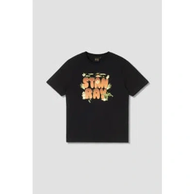 Shop Stan Ray Double Bubble T-shirt In Black