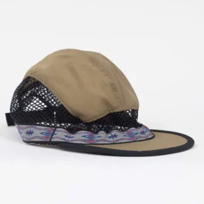 Shop Kavu Trail Runner Mesh Hat In Khaki In Neutrals