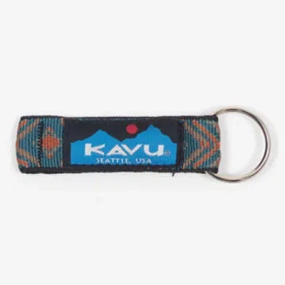 Shop Kavu Key Chain Key Ring In Teal & Orange