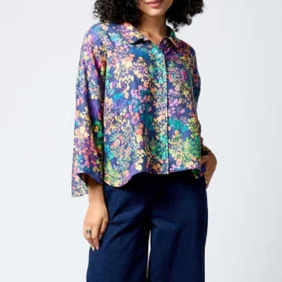 Shop Sahara Scattered Floral Linen Shirt