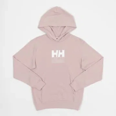 Shop Helly Hansen Core Graphic Hoodie In Pink