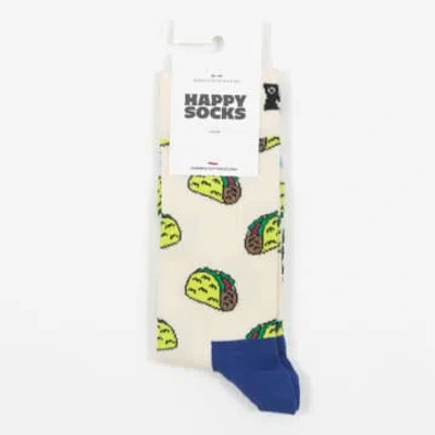 Shop Happy Socks Taco Socks In White