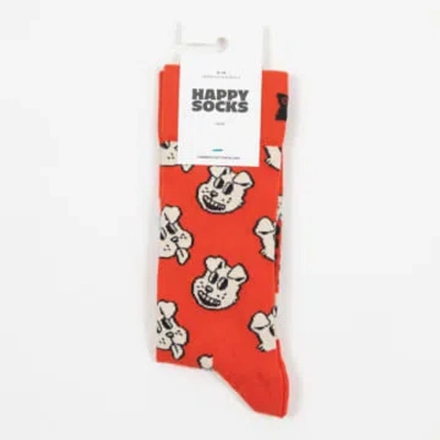Shop Happy Socks Doggo Socks In Orange