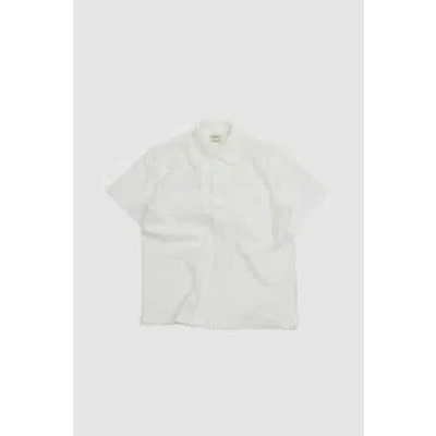 Shop De Bonne Facture Camp Collar Shirt Off White