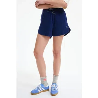 Shop Bellerose Indigo Val Shorts In Blue