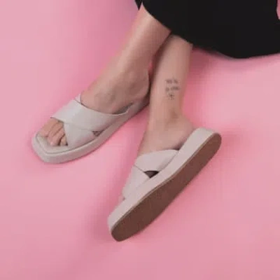 Shop Matt & Nat Aiko Flat Sandal In White