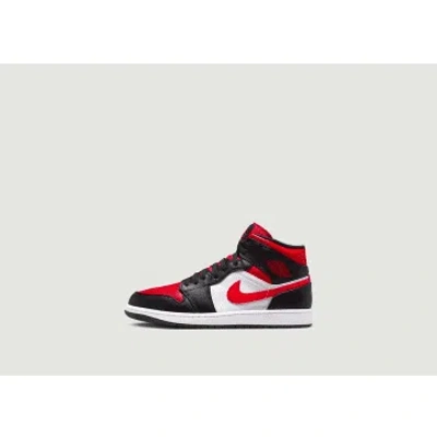 Shop Nike Air Jordan 1 Mid Alternate Bred Toe