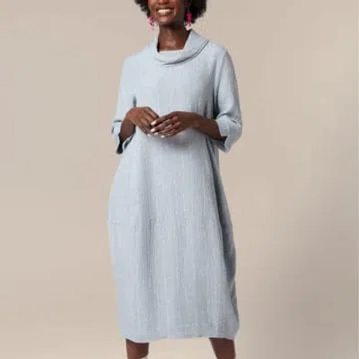 Shop Sahara Textured Square Jacquard Cowl Dress