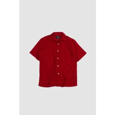 Shop Portuguese Flannel Beach Club Shirt Red
