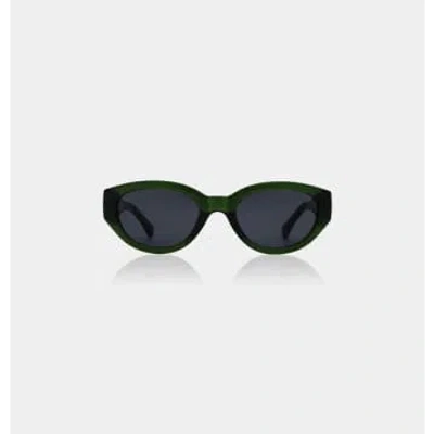 Shop A.kjaerbede Winnie Sunglasses In Green