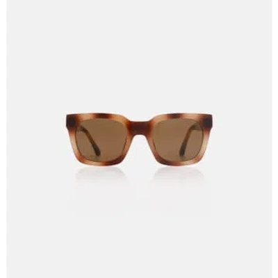 Shop A.kjaerbede Nancy Sunglasses In Brown