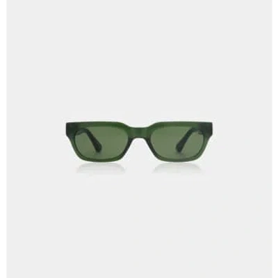 Shop A.kjaerbede Bror Sunglasses In Green