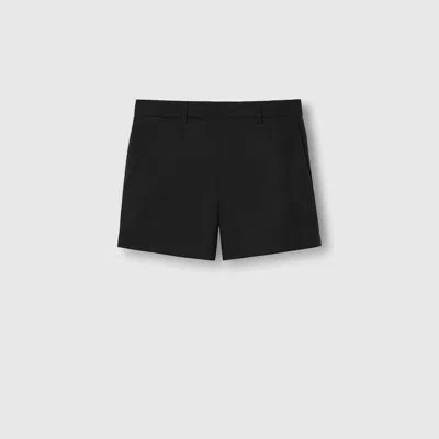 Shop Gucci Techno Gabardine Shorts In Black