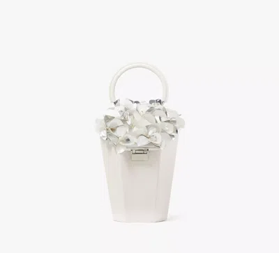 Shop Kate Spade In Bloom Bouquet Embellished 3d Vase Top-handle In Cream