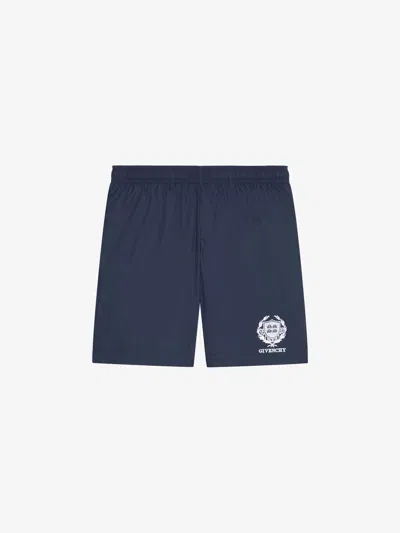 GIVENCHY GIVENCHY CREST LONG SWIM SHORTS 