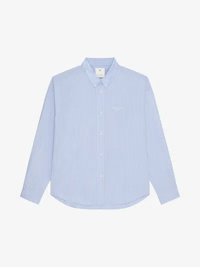 Shop Givenchy 1952 Shirt In Cotton In Blue