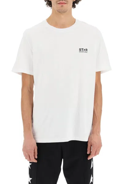 Shop Golden Goose Big Star Regular T-shirt In White