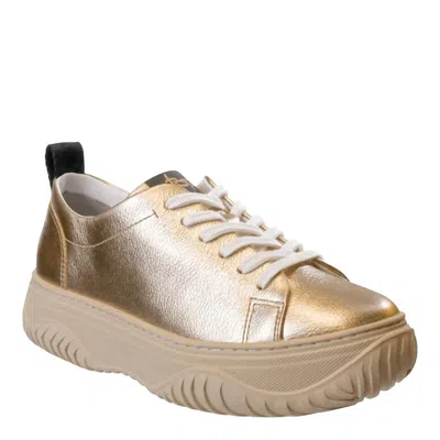 Shop Otbt Pangea Shoe In Gold