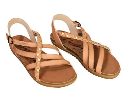 Shop Blowfish Maddi Sandals In Dune/goldbar In Multi