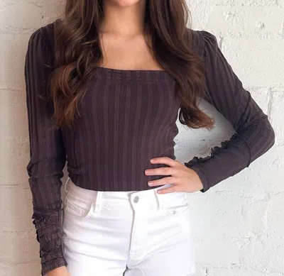 Shop Free People Could I Love You More Top In Brown In Purple