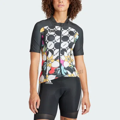 Shop Adidas Originals Women's Adidas Rich Mnisi X The Cycling Short Sleeve Jersey In Black