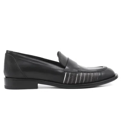 Ink Shoes Diver Nero Loafer In Black In Black