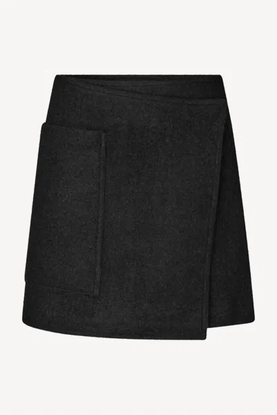 Shop Samsoe Women's Inez Skirt In Black