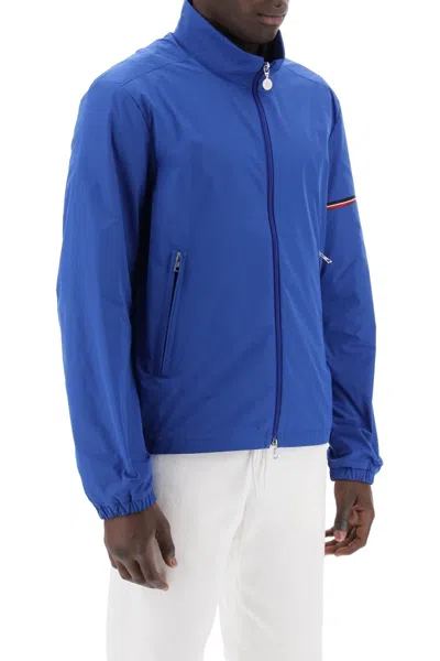 Shop Moncler Basic Ruinette Windbreaker Jacket In Blue