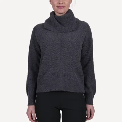 Shop Kjus Geneva Sweater In Dark Gray In Blue