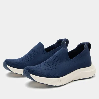 Alegria Women's Waze Ultra-lightweight Athletic Sneaker In Navy In Blue