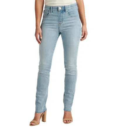 Shop Jag High Rise Valentina Straight Jean In Hollywood In Blue