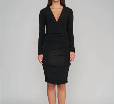 Shop Le Superbe La Lady Jersey Dress In Black