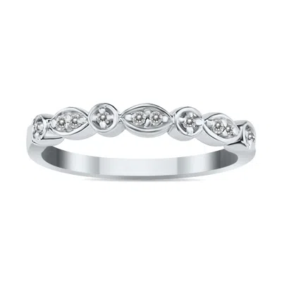 Shop Sselects 10kt White Gold And Diamond Promise Ring