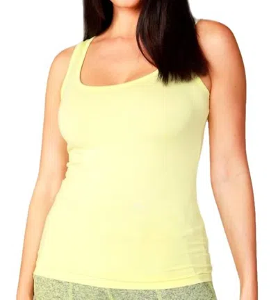 Shop French Kyss Tank Top In Lime In Yellow