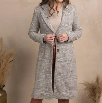 Shop Fore Deloris Coat In Grey