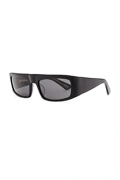 Oliver Peoples X Khaite 1979c Rectangle Sunglasses In Black