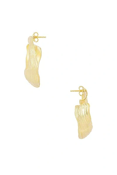 Louis Abel Abluvio Earring In 18k Yellow Gold Vermeil