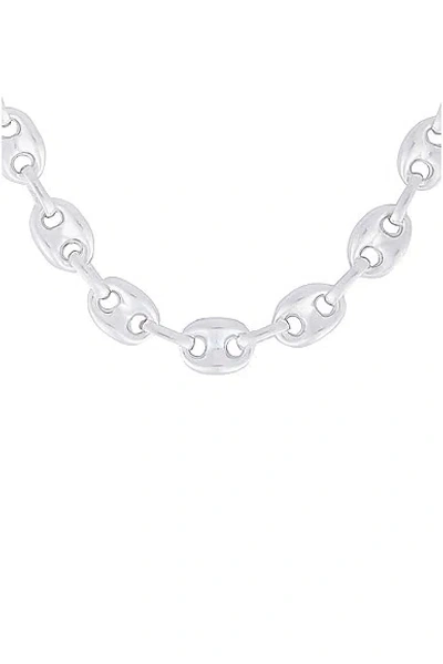 Shop Louis Abel Faba Necklace In Sterling Silver