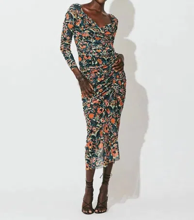 Shop Cleobella Macey Mesh Midi Dress In Tallulah In Multi