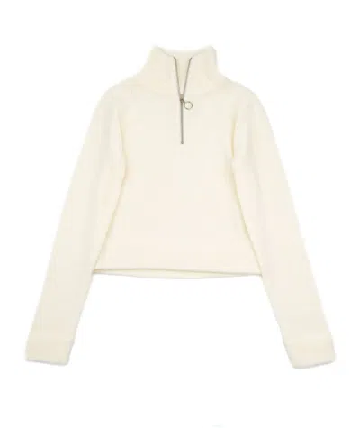 Shop 8apart Women's Lulu Half-zip Pullover Sweater In Ivory In Multi